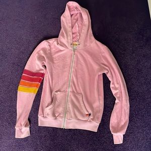 PINK AVIATOR NATION ZIP UP RARE AND AUTHENTIC